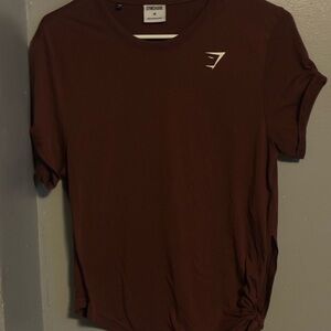 Gymshark women’s Short Sleeve Crew T-Shirt in Dark Burgundy
